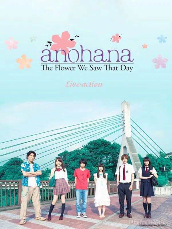 Poster phim Anohana: Đoá hoa ngày ấy ta cùng ngắm trên Motchill