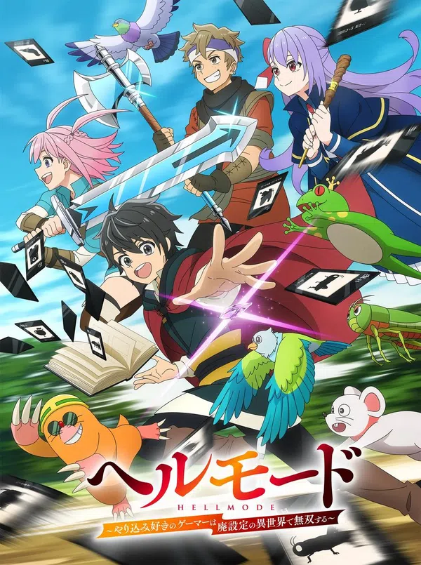 Poster phim Hell Mode: Yarikomizuki no Gamer wa Hai Settei no Isekai de Musou suru trên Motchill