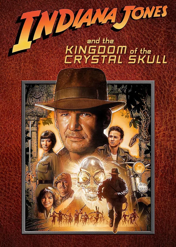 Poster phim Indiana Jones Và Vương Quốc Của Hộp Sọ Pha Lê trên Motchill